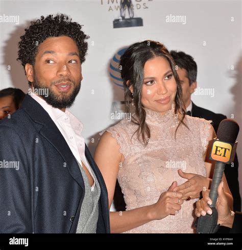 Pasadena Ca 15th Jan 2018 Jussie Smollett Jurnee Smollett Bell At