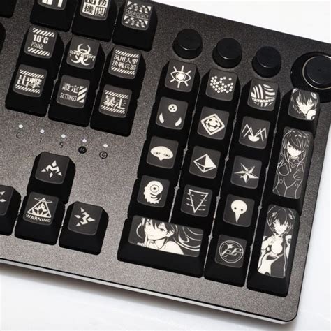 Anime Evangelion Theme 108 Keycaps For Mechanical Keyboard Cherry MX