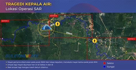 Video Tragedi Kepala Air Operasi Sar Diteruskan Guna Kaedah Selaman