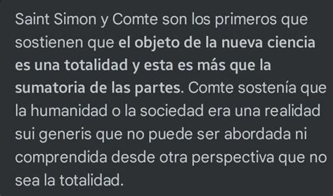 Desarrolla que plantea sain Simón y augusto conté en sus teorías