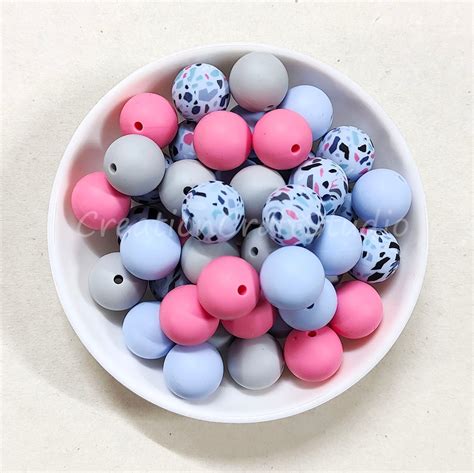 1215mm Silicone Beads Colorful Silicone Beads Diy Necklace Bracelet