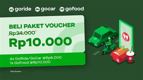 Beli Paket Voucher Buat Jajan Jalan Lebih Hemat Gojek