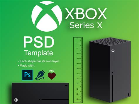 Xbox Series X Product Mockup Freebie Supply