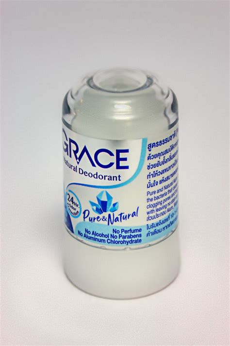 12 X 70g Grace Pure And Natural Crystal Deodorant Alum Roll On 24 Hr For