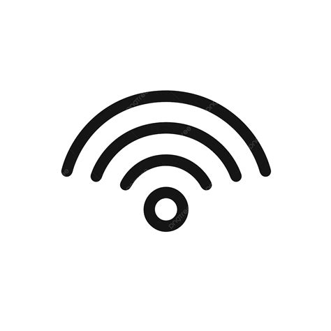 Wifi Symbol Outline Graphic Design Object Wifi Signal Png