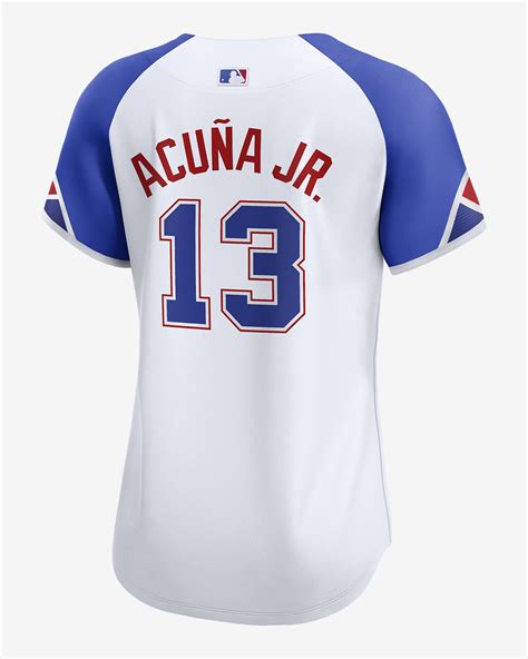 Jersey Nike Dri Fit Adv De La Mlb Limited Para Mujer Ronald Acu A Jr