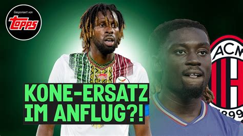 Kone zum AC Mailand Traoré per Leihe zur Borussia Elvedi Déjà