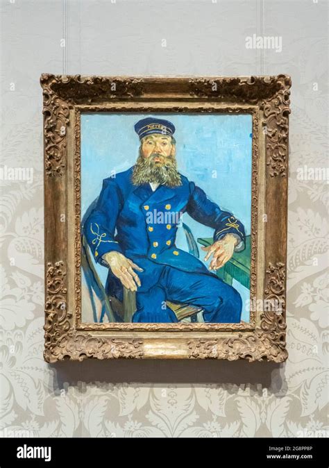 Vincent Van Gogh S Portrait Of The Postman Joseph Roulin At The Museum