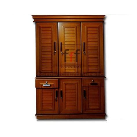 Farnbro Brown Residential Wooden Wardrobe For Home Features Termite