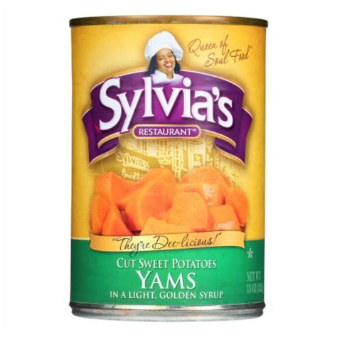 Sylvias Cut Sweet Potatoes Yams 15 Oz Case Of 12 15 Oz Each Kroger