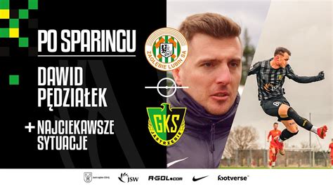 GKS TV Dawid Pędziałek po sparingu z Zagłębiem II Lubin YouTube