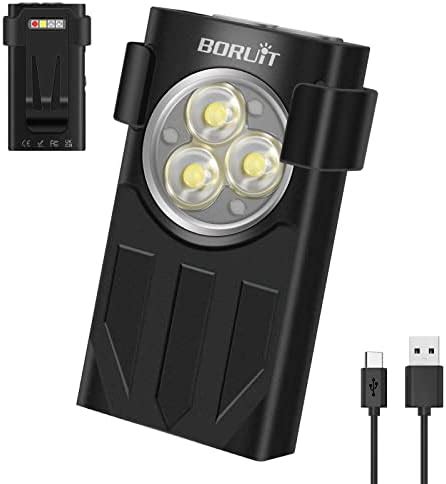 Boruit V7 Mini Torcia LED 1100 Lumens 10 modalità Torcia magnetica in