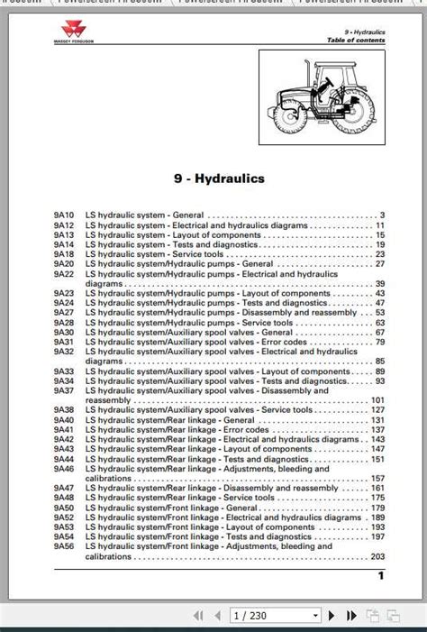 Massey Ferguson 8600 8600 T4i Series Tractors Workshop Manuals