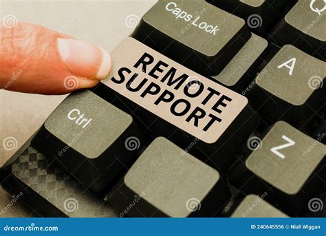 Conceptual Display Remote Support Conceptual Photo Help Endusers To