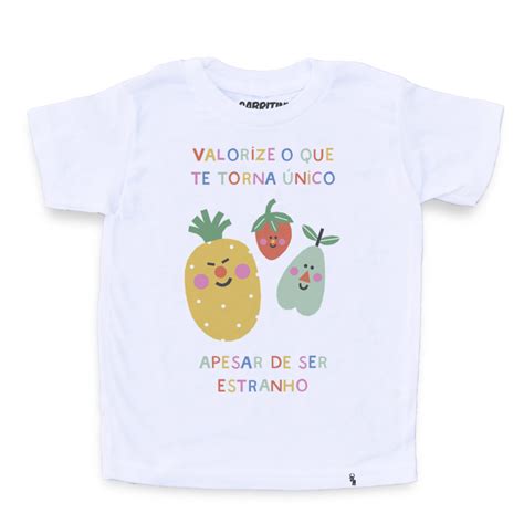 Valorize O Que Te Torna Nico Camiseta Cl Ssica Infantil El