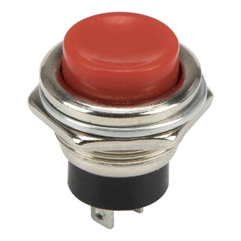 DS 212 Red 16mm Mounting Diameter Reset ON OFF Round Push Button Switch