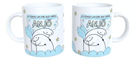 Caneca Flork Dia Dos Pais Pai Que Virou Um Anjo M122 Parcelamento Sem