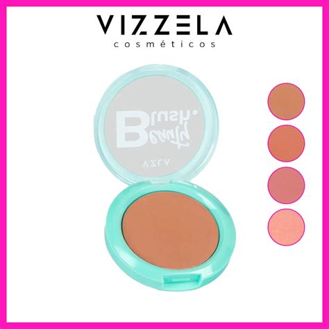 Vizzela Beauty Blush Compacto Vitamina E 4 6g Shopee Brasil