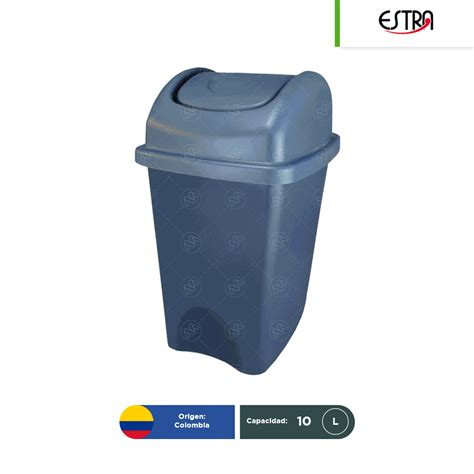 Bote De Basura Con Pedal Estra RPBI 10 L Regiobin