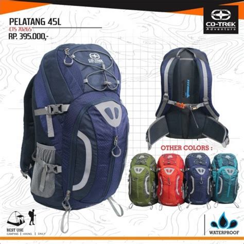 Jual Tas Ransel Daypack Semi Carrier Co Trek Tipe Pelatang 45 L