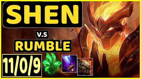 Whiteknight Shen Vs Rumble Kda Top Challenger Gameplay Euw