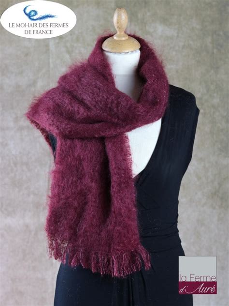 Echarpe Mohair Et Soie Beaujolais Petit Mod Le Echarpe En Laine