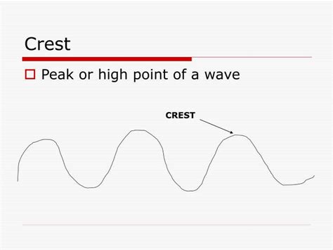 crest definition  science definitionjulb