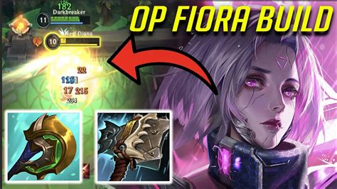 WILD RIFT FIORA NEW BROKEN HYPER CARRY BUILD SPLITPUSH GOD ON PATCH 3