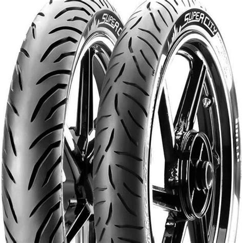 Pneu Moto Pirelli Super City 100 80 R18 53P TL Aro 18 Traseiro