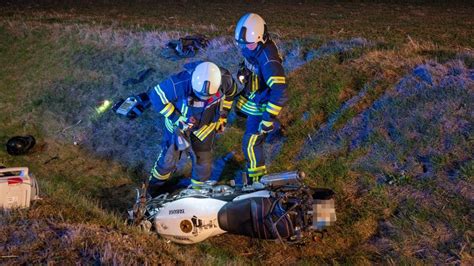 Motorradfahrer Bei Unfall Im Weimarer Land Lebensbedrohlich Verletzt