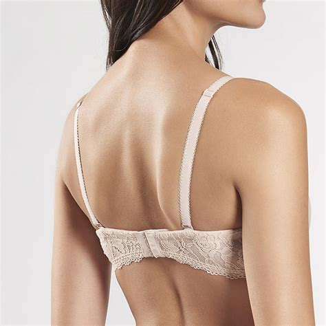 Soutien Gorge Bandeau Coque Confort Beige Aubade Lysessence Fitancy