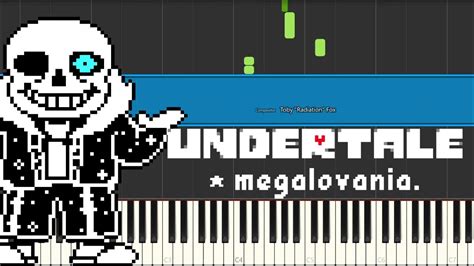 Megalovania Undertale [piano Tutorial] Synthesia Keyboard Youtube