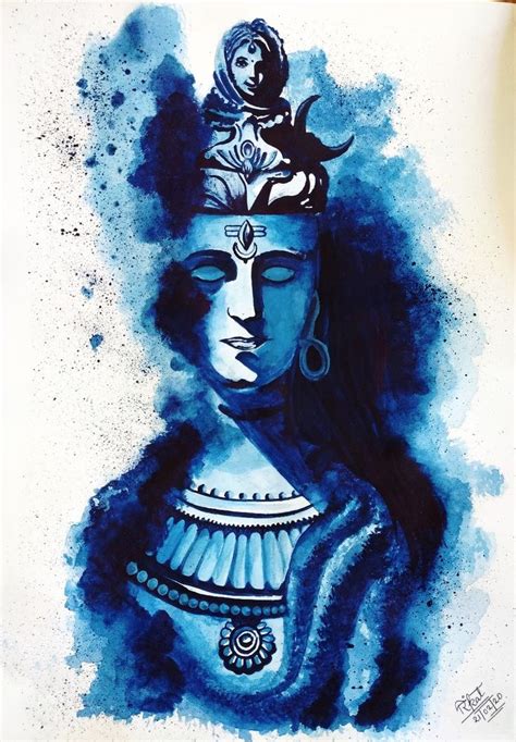 Shivji Painting Lord Shiva Om Namah Shivaye Beautiful Art