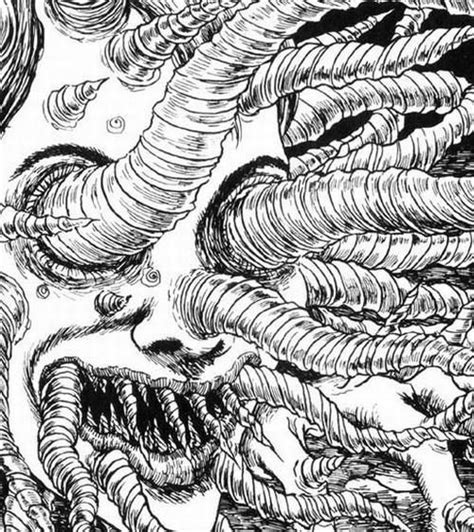 Junji Ito Junji Ito Creepy Art Horror Art