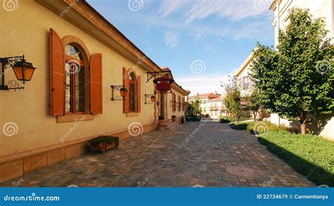 European Street Stock Image Image Of European Hills 22734679