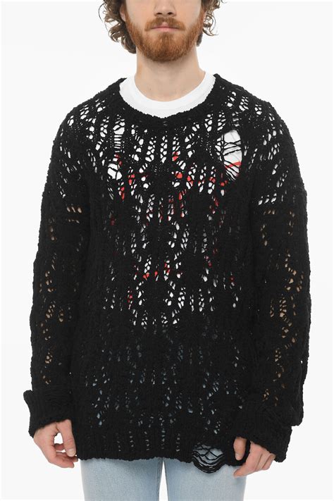 Dsquared2 Cotton Crochet Sweater Men Glamood Outlet