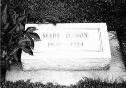 Mary Docia Bragg Shy M Morial Find A Grave