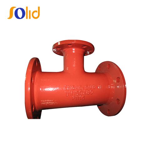 Fbe Coated Dci All Flange Tee Pipe Fitting China Ductile Iron Fitting