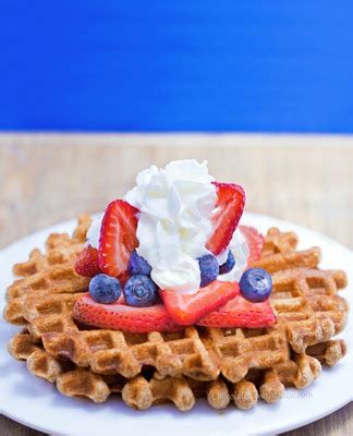 Healthy Waffles - {Light, Fluffy, and Fat-Free!}