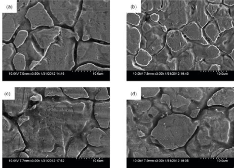 Microstructure Of Specimens After A 10000 B 20000 C 30000 And