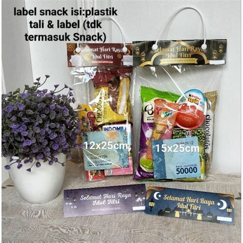 Jual 10pcs Plastik Snack LEBARAN Plastik Snack Idul Fitri Plastik