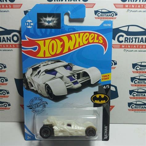 Hot Wheels Batman The Dark Knight Batmobile Miniatura Rara Shopee Brasil