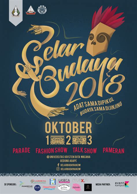 Poster Gelar Budaya Ukdw Adat Sama Dipikul Budaya Sama Dijinjing