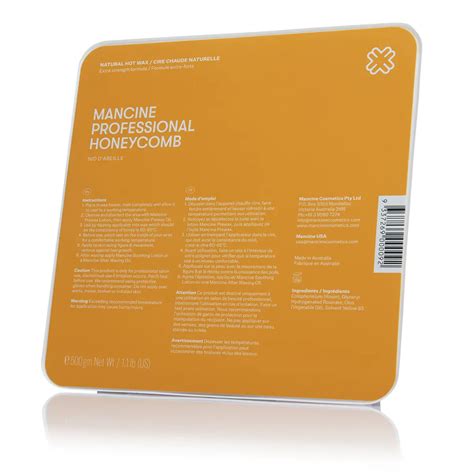 Mancine Honeycomb Hot Wax Gm National Salon Supplies