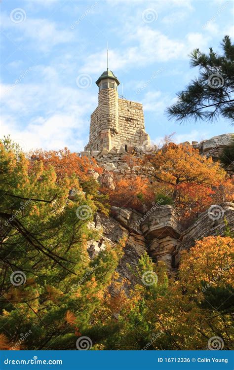 Mohonk Skytop Tower Stock Photo Image Of Stone Viewpoint 16712336