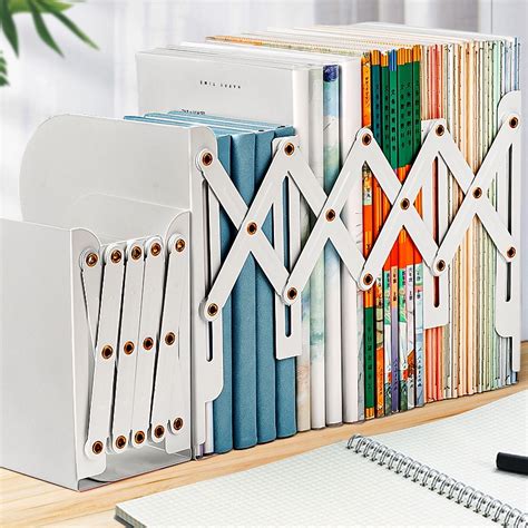 Retractable Book Stand Adjustable Bookshelf Retractable Folding Bookend