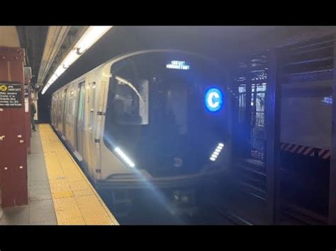 Open Gangway Cars On The C Train Nyc Subway Youtube