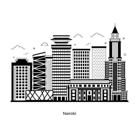 Nairobi City Landmark 2788212 Vector Art At Vecteezy