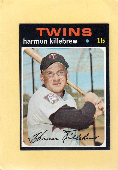 1971 Topps 550 Harmon Killebrew Twins EX Excellent 24945 EBay