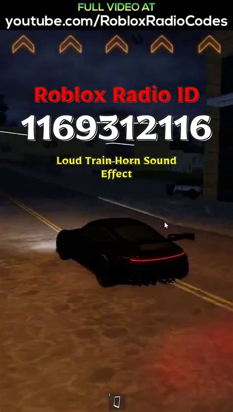 Loud Train Horn Sound Effect Roblox Code | Roblox, Sound effects ...